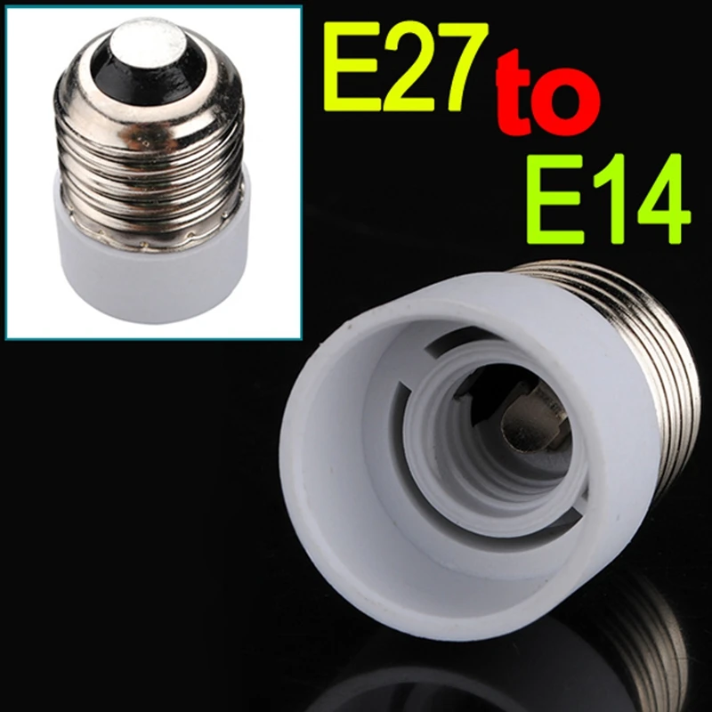 E27 to E14 Fitting Light Lamp Bulb Adapter Converter