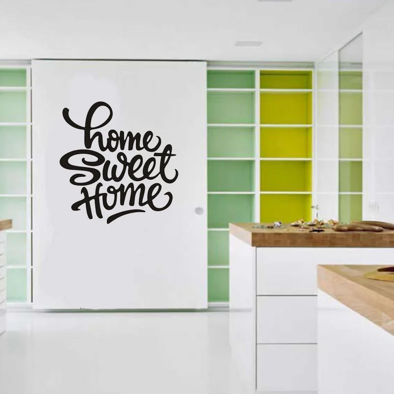 Quote Stickers Sweet Home Generation Wall Paste AF  Decorations Living Room for Kids