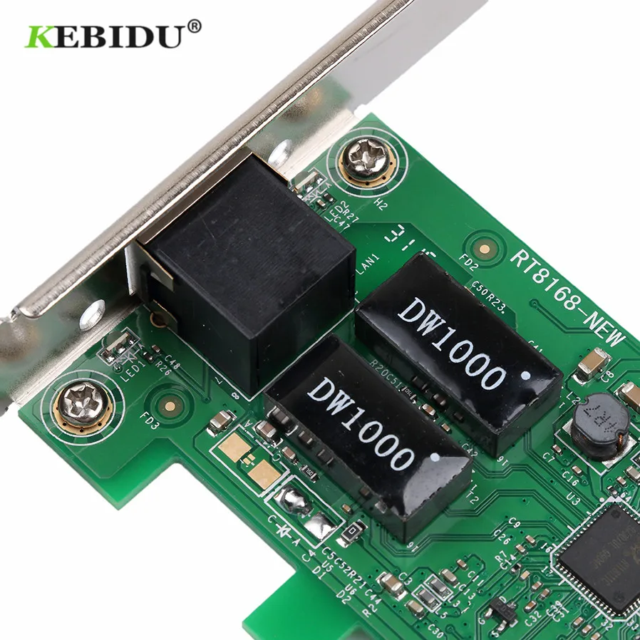 KEBIDU 1000 Мбит/с Gigabit Ethernet PCI Express PCI-E сетевая карта 10/100/1000 м RJ-45 RJ45 LAN адаптер конвертер сетевой контроллер