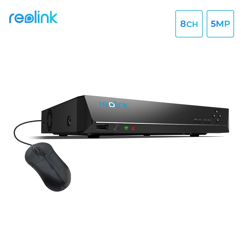 Reolink 8ch NVR 4MP 5MP HDD 24/7 запись только для Reolink HD IP камеры видео-Рекордеры RLN8-410-NO HDD