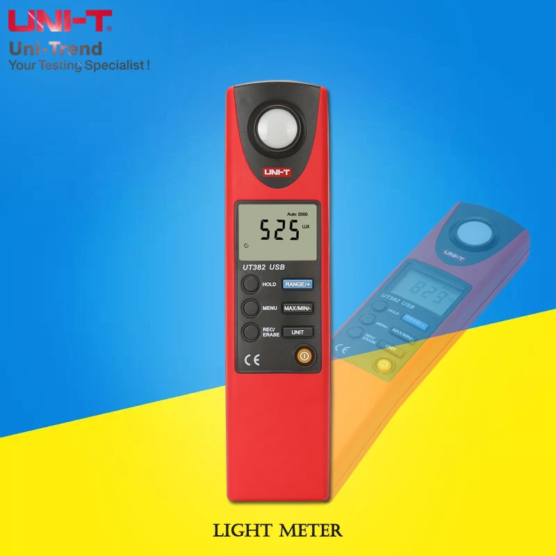 UNI T UT381/UT382 Light Meter; Light intensity (illuminance) tester