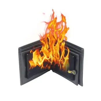 

HBB Magical Fire Flame Wallet Magic Trick Joke Prank Toy Children Kids Gift Party Props Daily Entertain Tool Family Novelty Game