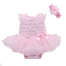 Baby Girl Arcos Vestidos Branco Organza Verão vestido de baptizado Vestido Das Meninas Vestidos Infantis 5 Em Camadas Vestido de Festa Meninas Roupas