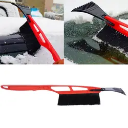 Автомобиль Зимний снег скребок Удаление Чистый инструмент 2 в 1 с полезным снегом Brunsh Автомобиль Стайлинг автомобиля аксессуары 2016 Новый на