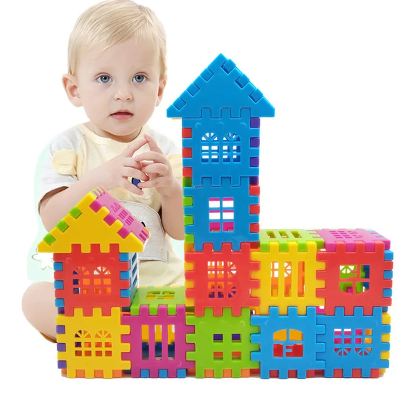 

New Early Education Enlightenment Toy Color Environmental Protection Snowflake Blocks Building Blocks Brain Development Assembly