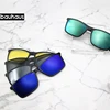 3174 Magnet Sunglasses Clip Mirrored Clip on Magnetic Sunglasses Clip on Glasses Men Polarized Clip Custom Prescription Myopia ► Photo 3/6