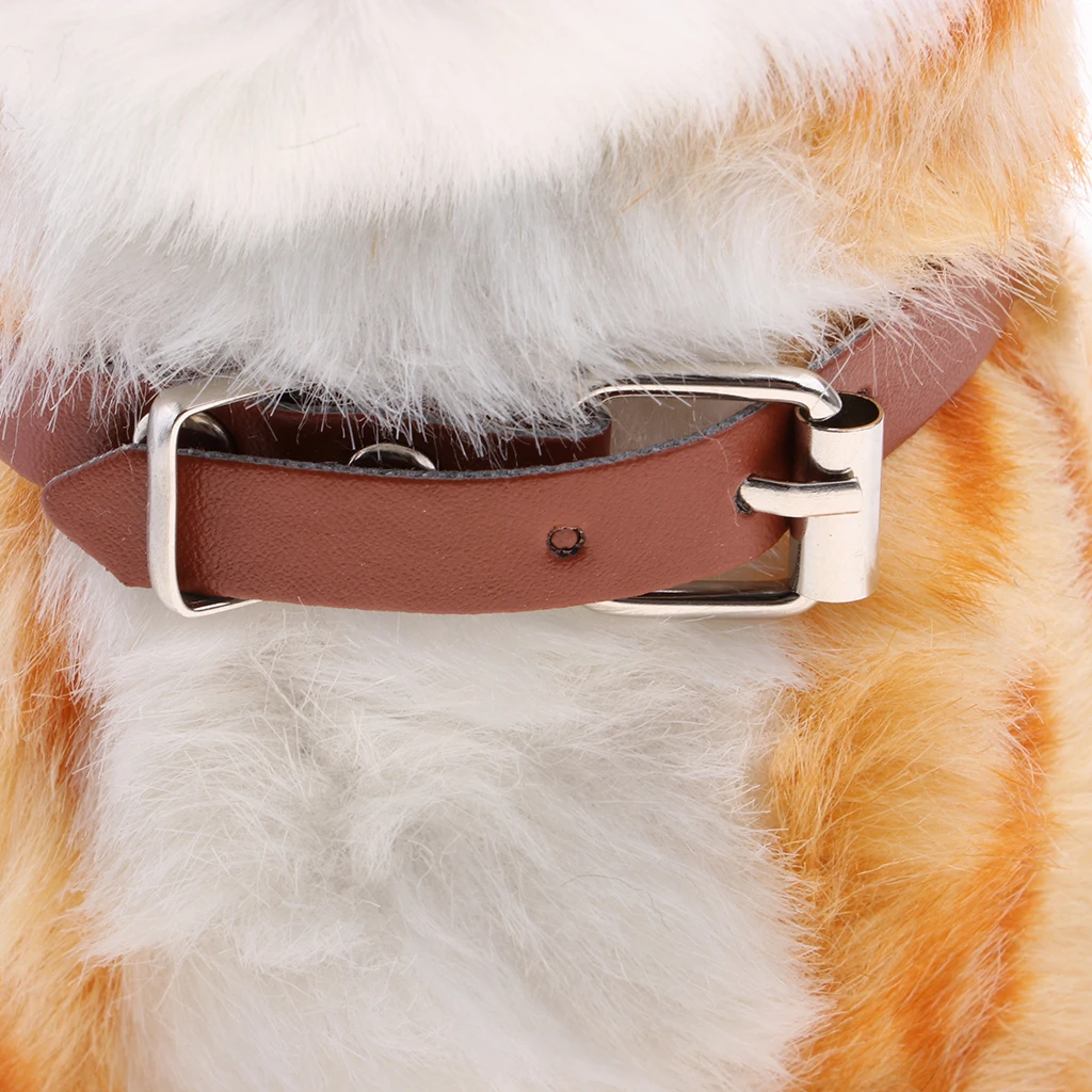 Electronic Plush Cat Toys Stuffed Toys Walking Cat Meow Toys Kids Children Animal Toy Birthday Gift Home Office Decoration