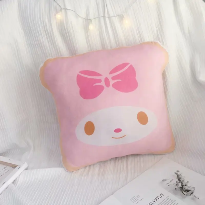 Милая плюшевая игрушка kuromi melody Cinnamoroll pom purin тостов подушка мягкая подарок на день