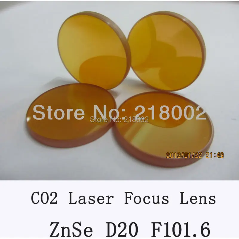 

20mm ZnSe Focus Lens for CO2 Laser 100mm focal of laser machine parts