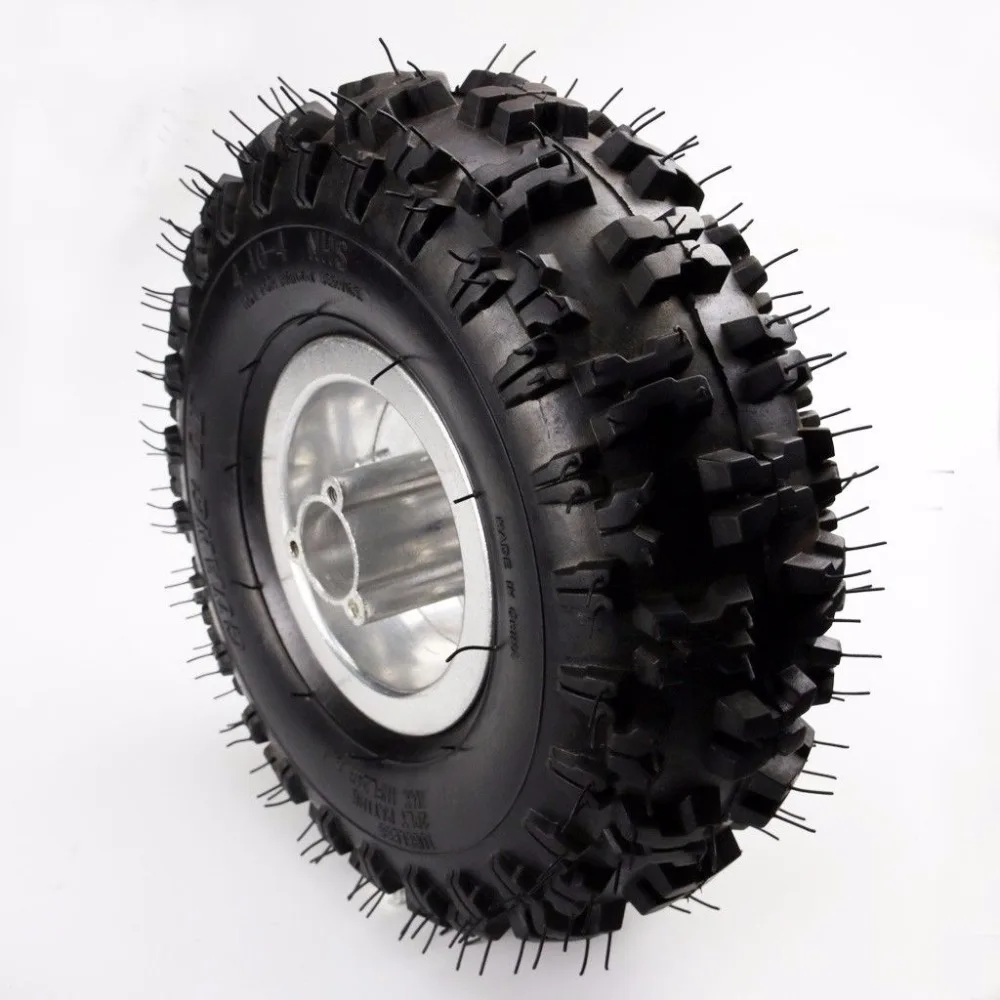 

4.10 - 4" Front Tyre Tire Rim ATV QUAD Bike Gokart Scooter mini Buggy Mower