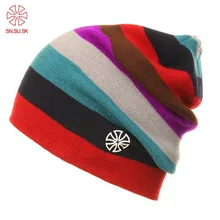 Бренд SNSUSK, шапка для катания на коньках, шапки, шапочки с черепами для мужчин и женщин, зимние шапки для сноуборда радужного цвета в стиле хип-хоп, 02-9072