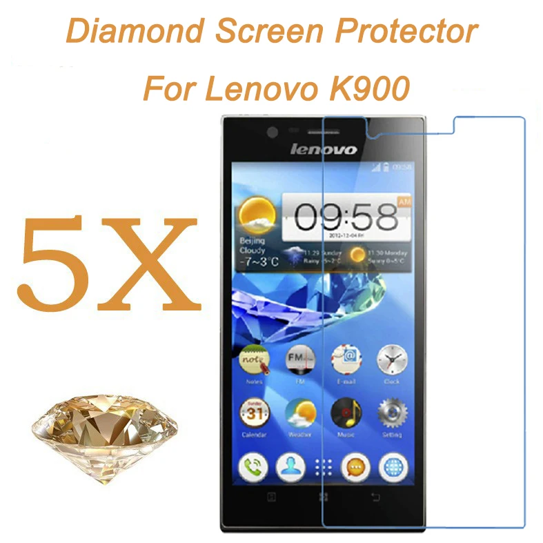 for Lenovo K900 shinning diamond glitter screen protector Lenovo K900