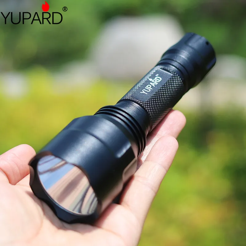 YUPARD Высокая мощность C8 XML T6 5 режимный яркий светодиодный фонарик Фонарь 18650