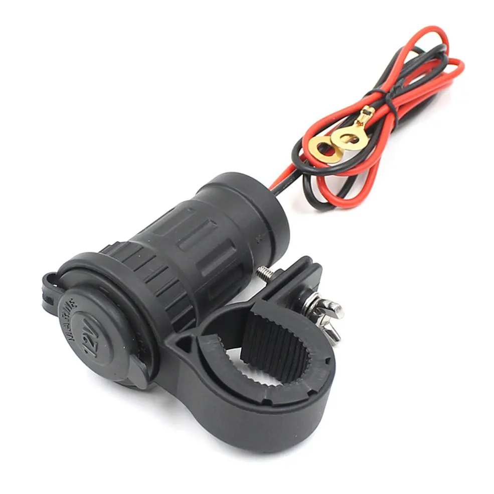 

12-24V Cigarette Lighter Socket 12V Waterproof Car Boat Motorcycle Handlebar Cigarette Lighter Sockets Power Plug Outlet