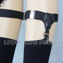 Харадзюку кагамин Лен Ciel Shota Подвязки для ног Пояс Клип чулки носки косплей