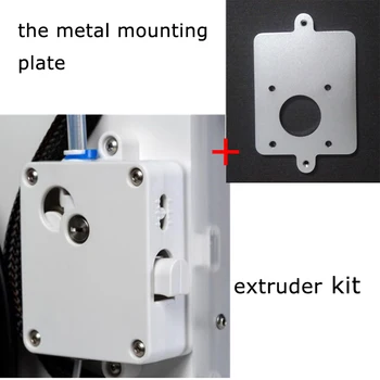 

New extrusion set with metal mounting plate for Ultimaker 2+ Extended extruder suite feeder kits free shipping