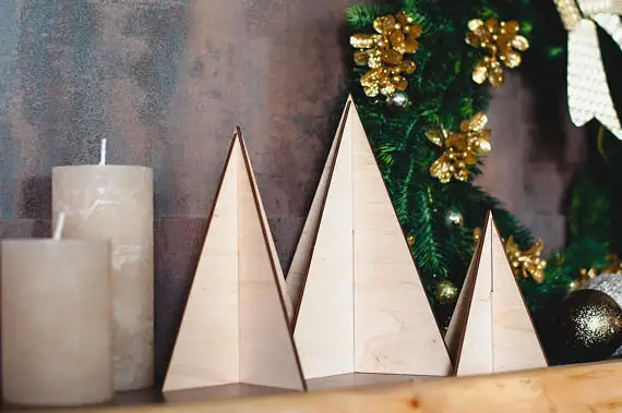 wooden christmas tree made of plywood in natural color christmas table decoration stylish home decor for new years eve in trees from home garden on - Wooden Christmas Table Decorations wooden christmas tree made of plywood in natural color christmas table decoration stylish home decor for new years eve in trees from home garden on - Wooden Christmas Table Decorations