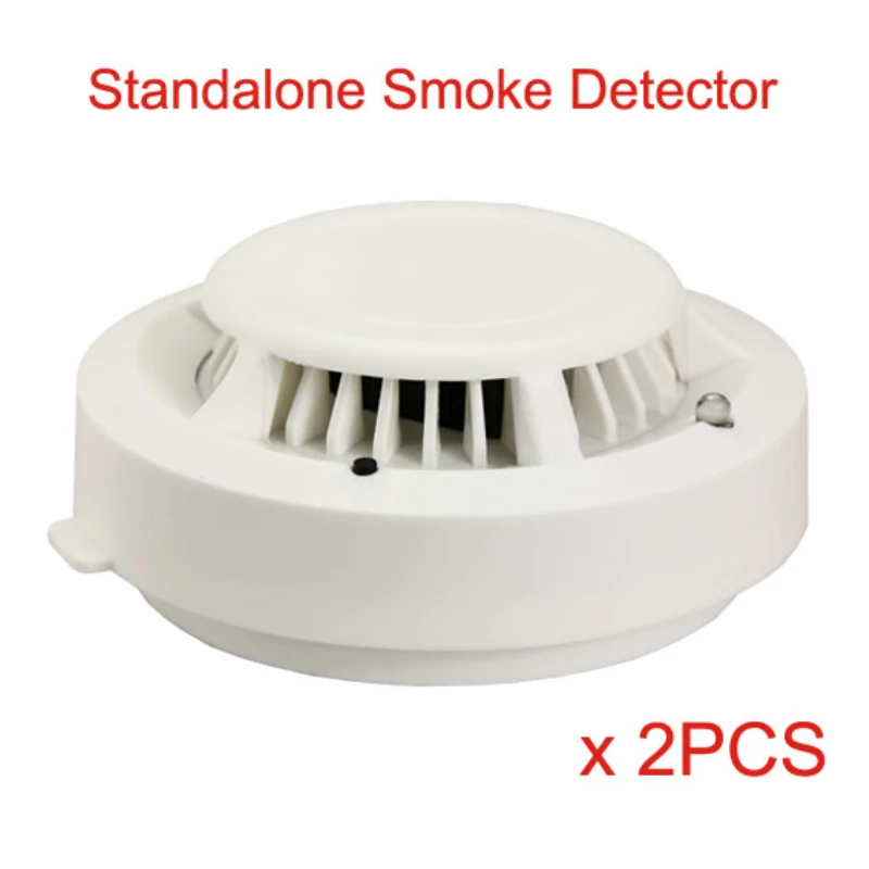 

2PCS/Lot Standalone Photoelectric Smoke Detector Fire Alarm DP-430 Smoke Sensor with CE RoHs Certification 9V battery operated