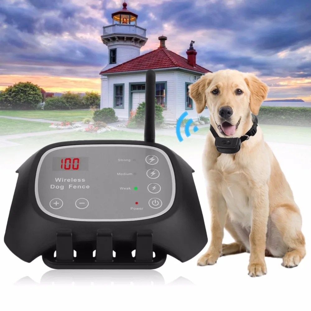 Waterproof Wireless Pet Fence Containment 1 /2 /3 Dog Systems Long