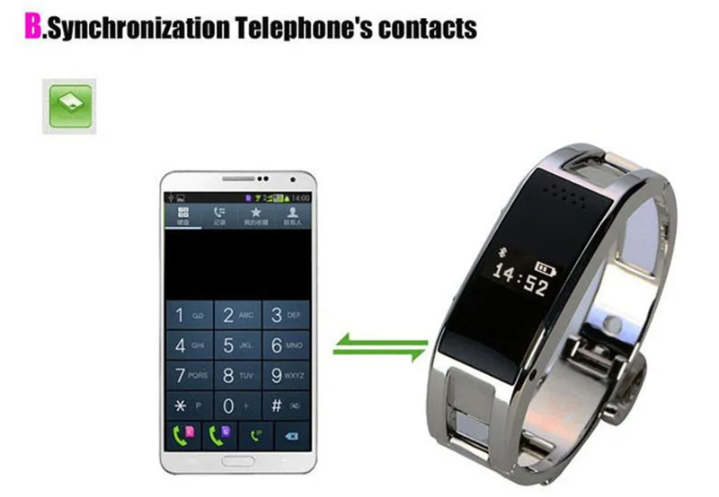 Bounabay Smart Спорт Многофункциональный браслет часы для женщин дамы Bluetooth