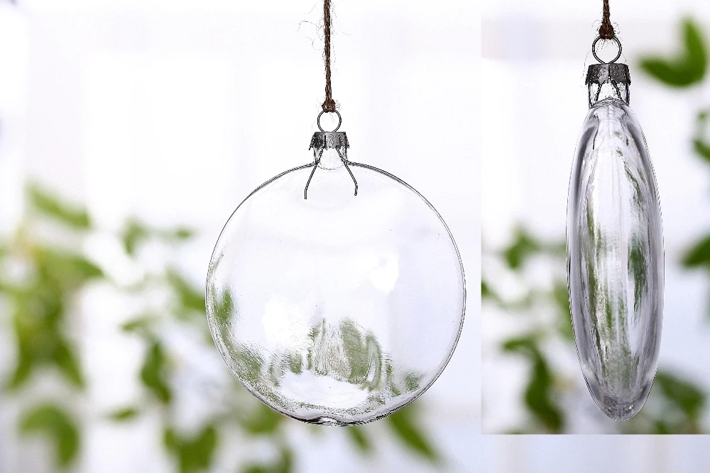 130 мм x 6 DIY дисковые прозрачные стеклянные шары для украшения рождественской елки, украшение для свадьбы, украшения на день рождения