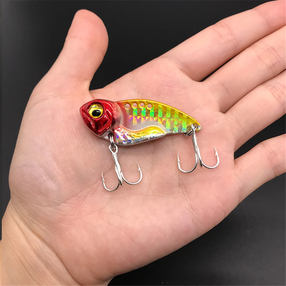بيكي 1 قطعة الصيد السحر غرق VIB الاصطناعي الطعوم الثابت المعادن مضيئة Wobblers نابض بالحياة 3D العين Pesca إيسكا 3.5 سنتيمتر 7g 4.5 سنتيمتر 11g