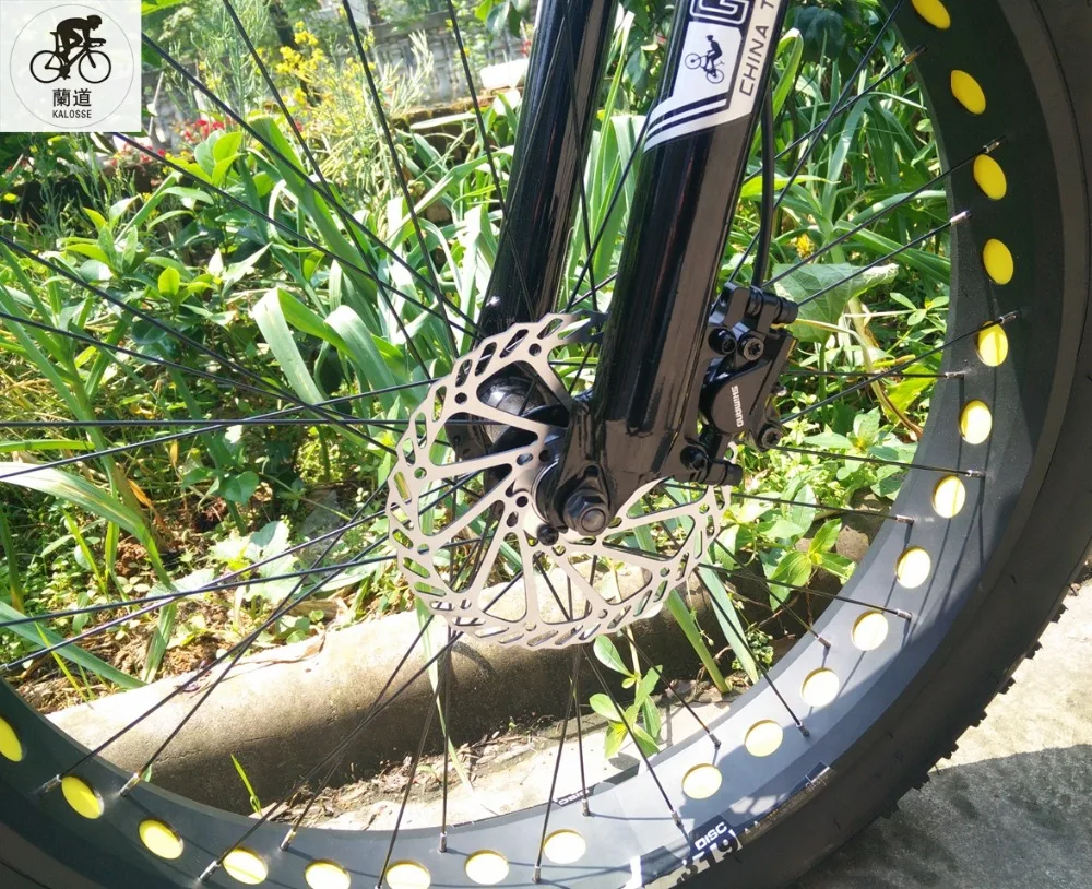 Sale Kalosse   new cycling bicicleta mountain bike  bicycle 21/24/27/30 speed  26*4.0 tires  snow/beach   mountain bicycle 6