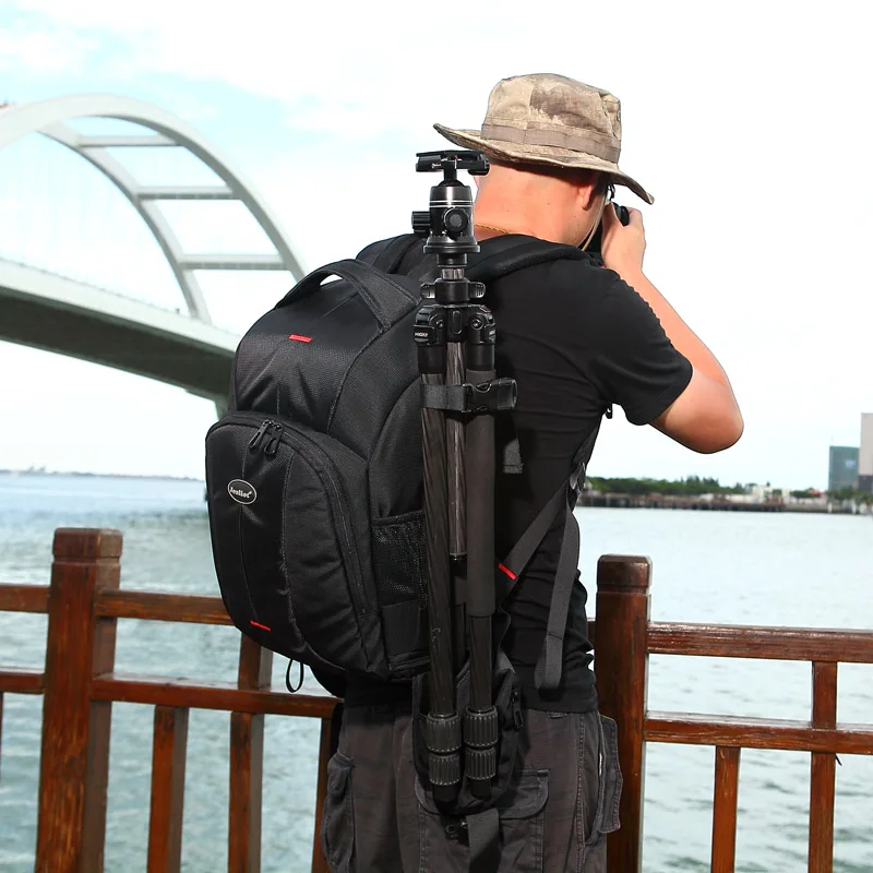  2017 Jealiot Camera Bag Multifunctional Professional Backpack waterproof digital camera Video Photo