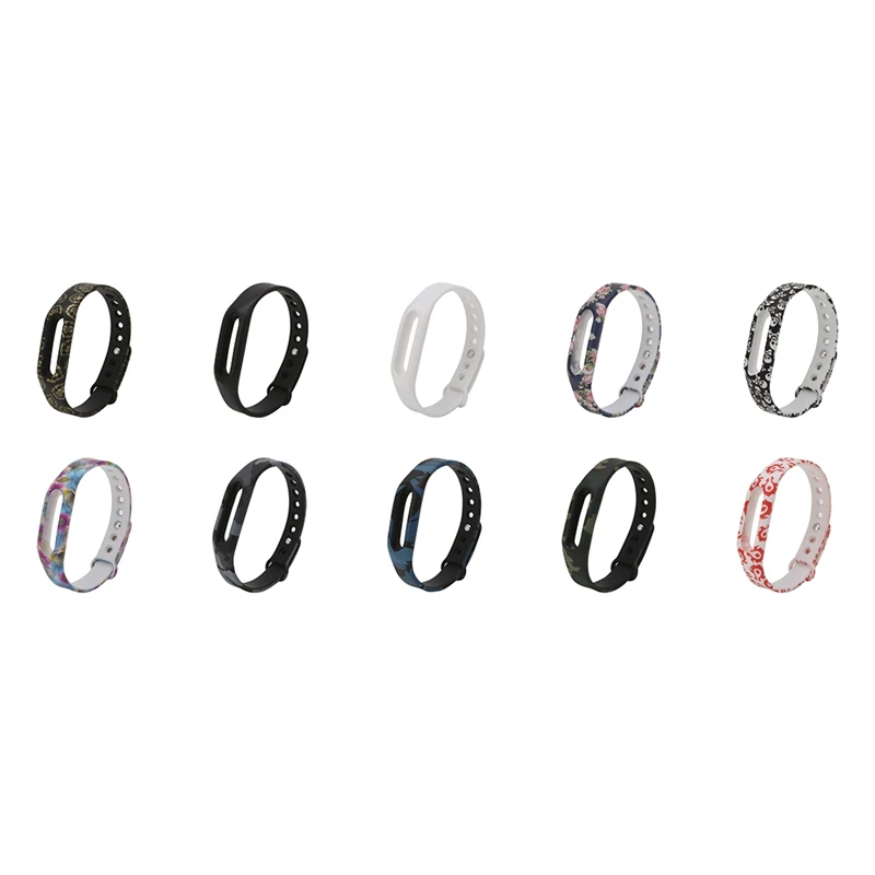 

Smart Watch Strap Colorful Silicone Wrist Band Strap Wristband Replacement For Xiaomi Mi Band 1 O05 dropship