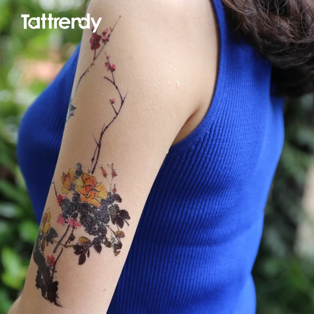 Aliexpresscom Comprar Tatuajes Temporales Impermeables En El Brazo
