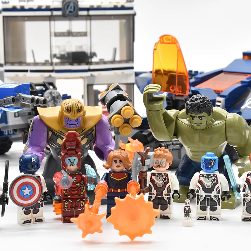 New Superheroes Avengers 4 legoings marvel avengers endgame thanos figures Building Blocks bricks Toy 76123 76124 76125 76126