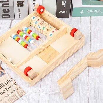 

Wooden Baby Toys Telephone Toys Children Wooden Toys Play House Birthday Girl Boy Digital Educational Toy