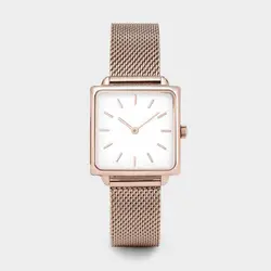 Роскошные Брендовые женские часы модные женские нарядные часы квадратные розовое золото браслет часы reloj mujer женские часы montre femme
