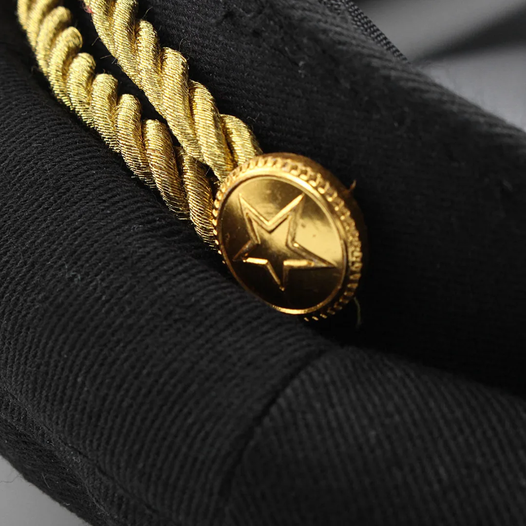 Unisex Men Women Sailor Hat Officer Stag Night Nautical Fancy Dress Captain Cap