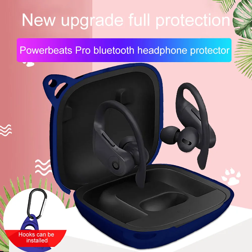 2019 Новое поступление силиконовый защитный чехол для наушников PowerbeatsPro Bluetooth