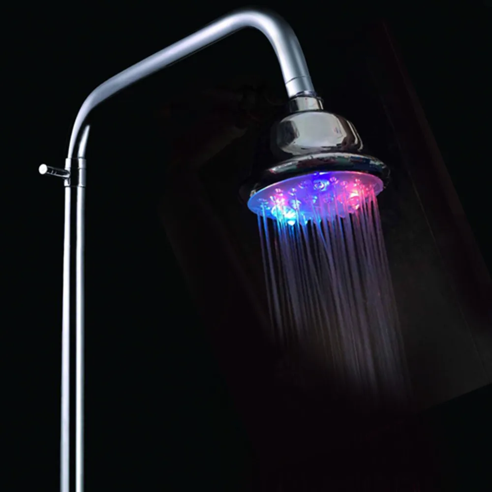 

Colorful Self Change LED Shower Head Bathroom Accessories LED Luminous Shower Nozzle Colorful Flicker