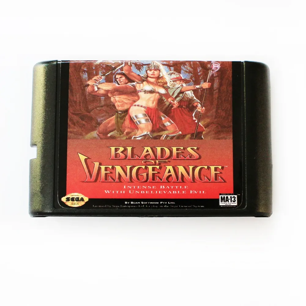 

Blades Of vengeance 16 bit MD Game Card For Sega Mega Drive For SEGA Genesis