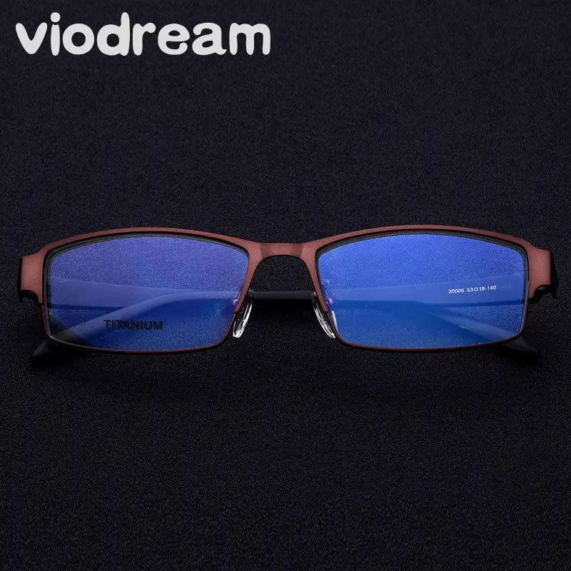 Viodream Super Light Business Male Titanium Glasses Frame Tr90 legs Spectacle Frame Eyeglasses
