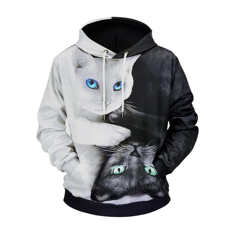 plus size cat hoodie