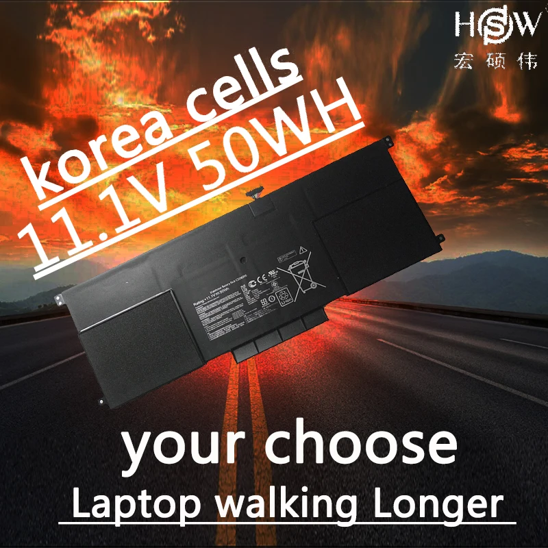 

HSW New 50Wh genius C32N1305 Battery for ASUS Zenbook Infinity UX301LA Ultrabook Laptop bateria akku