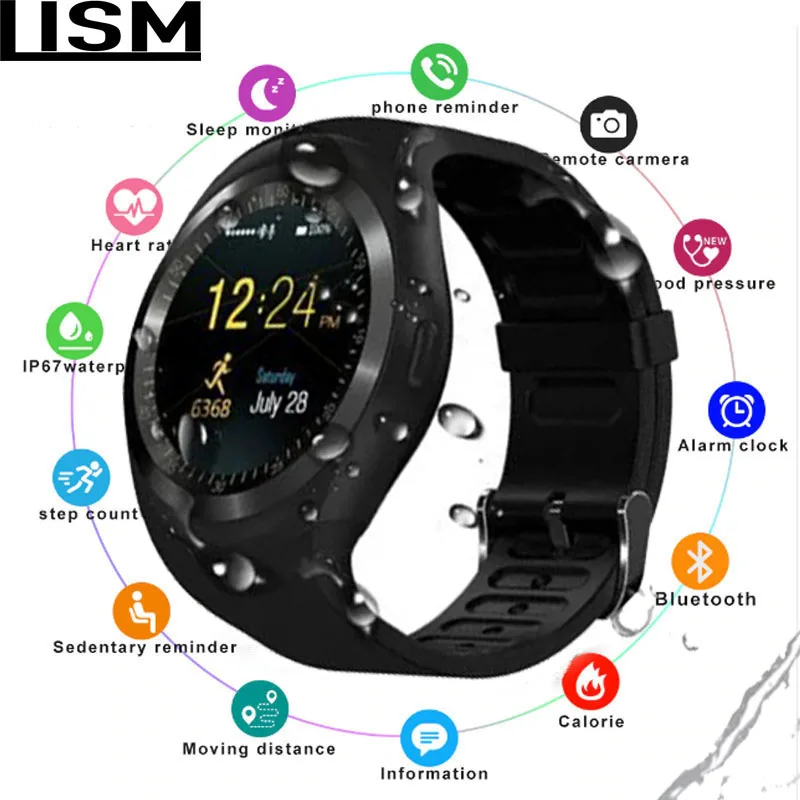 

Smart Watchs Round Support Nano SIM &TF Card With Whatsapp And Facebook Men Women Business Smartwatch For Android Phone Reloj