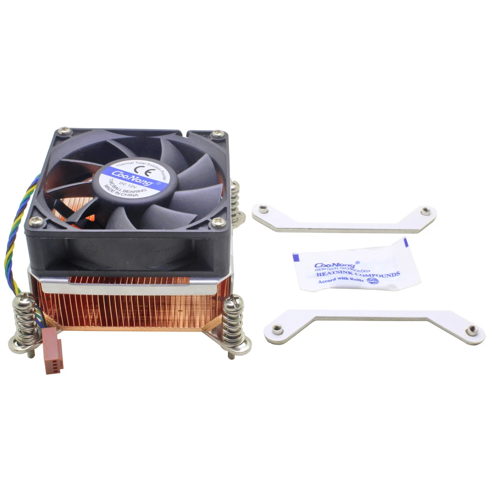2U сервер процессор кулер медный радиатор для Intel Xeon LGA 1155 1156 1150 1151 промышленная рабочая станция Компьютер охлаждения