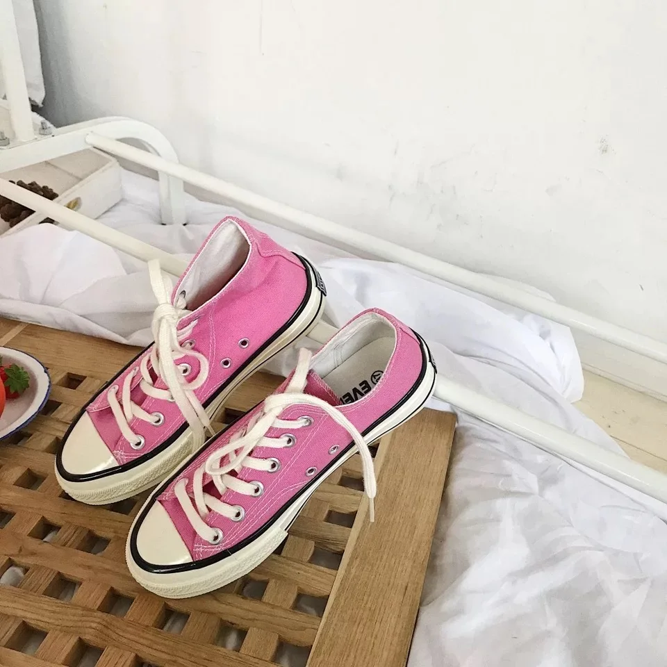 

ZHENZHOU Classic Design Canvas Shoes Wild Must-own Low Multicolor Couple Models Student's Korean Casual Flat women Shoes