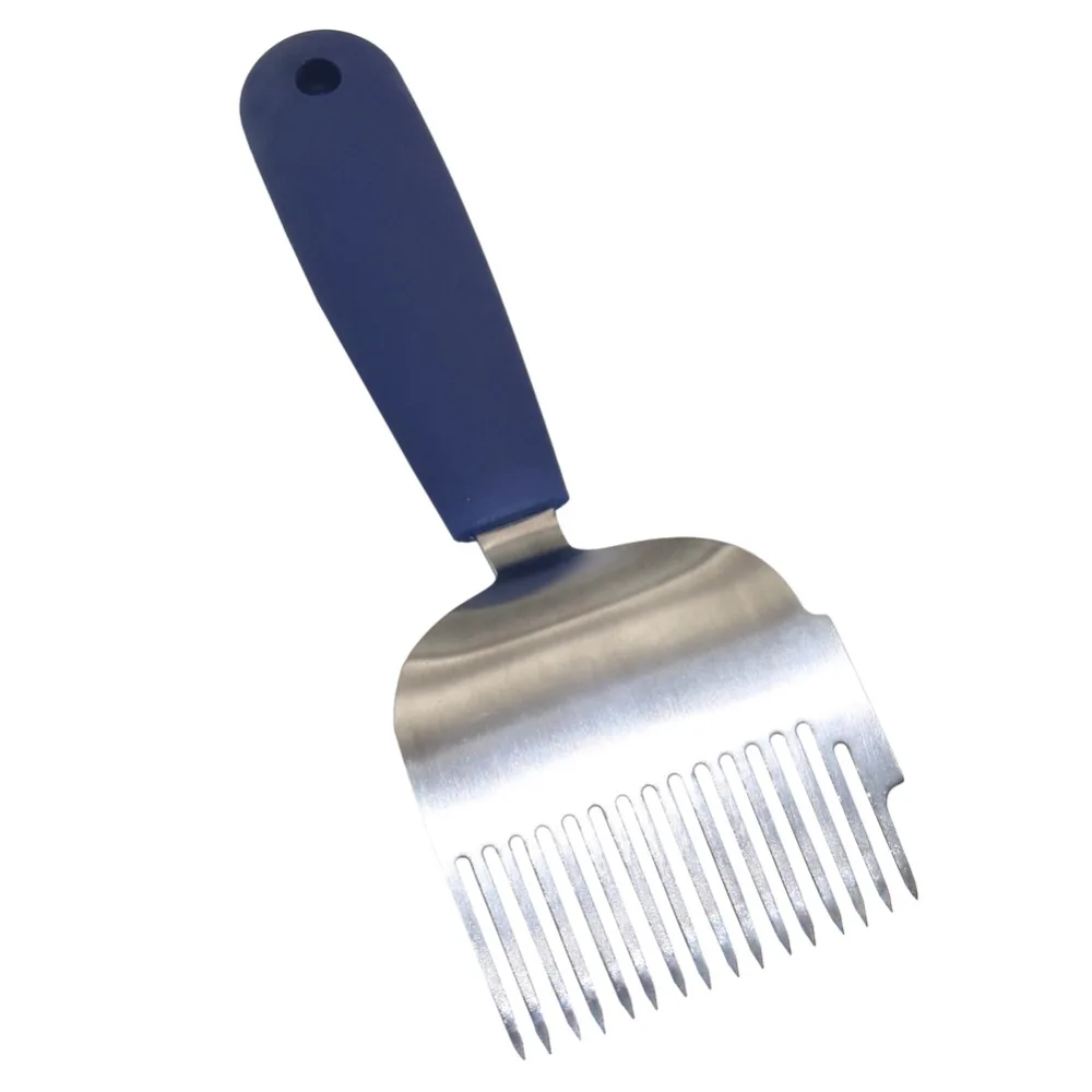 16Pin honey fork with side scraper stainless steel honey knife shovel honeycomb hive uncapping tool