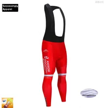 Профессиональная команда UCI ANDR зимняя одежда велосипедная одежда для велоспорта Ropa Ciclismo Быстросохнущий короткий велосипедный нагрудник 12D гелевая накладка