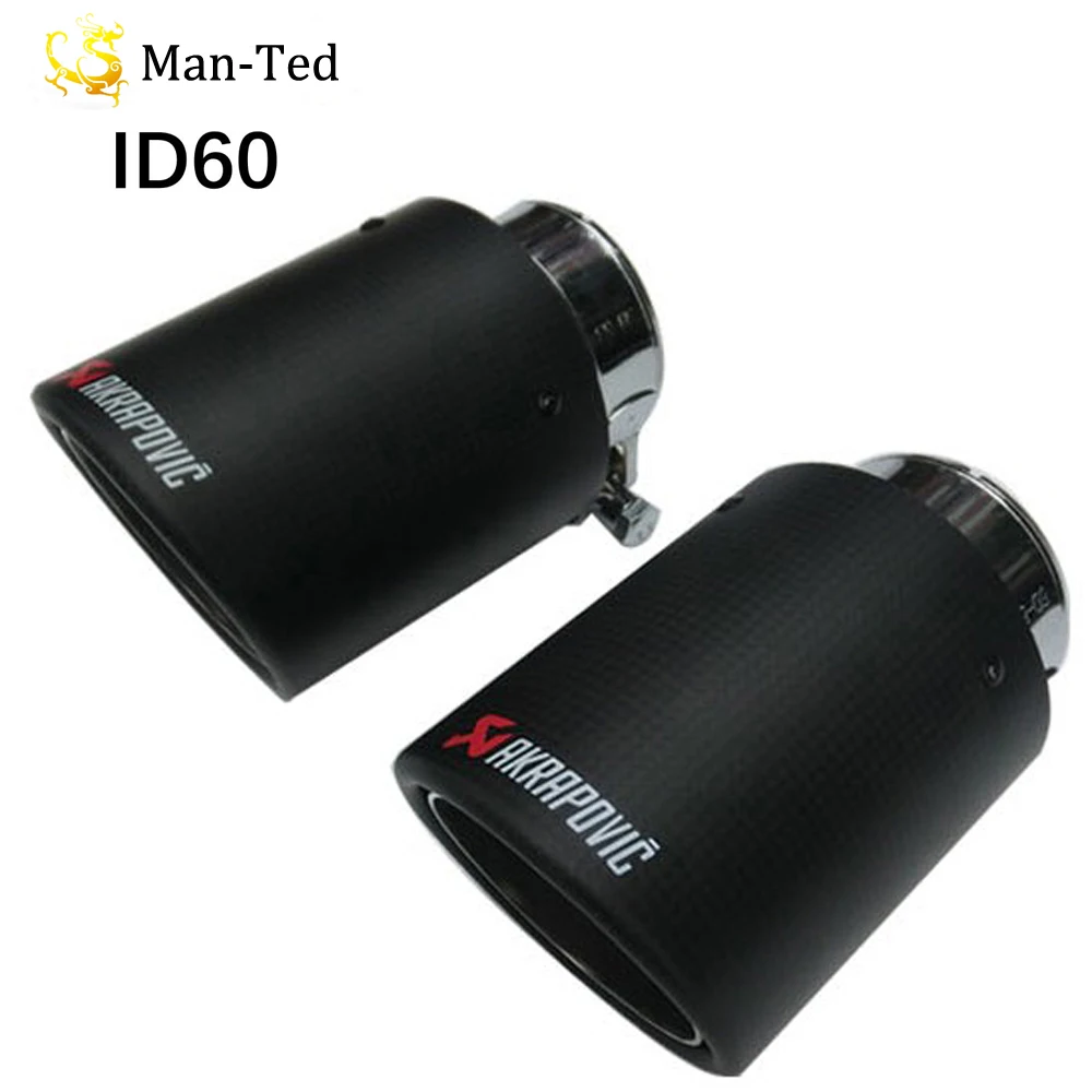 Class IN60mm OUT76/89/101/117mm Top Quality akrapovic exhaust For car