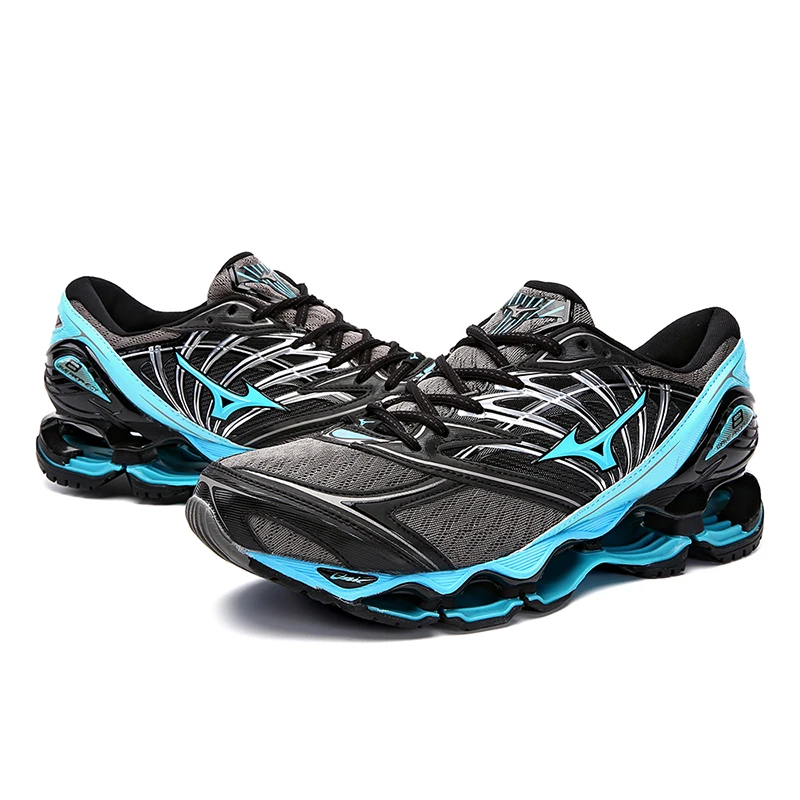 

Mizuno Wave Prophecy 8 Professional Breathable Cushioning Sport Blue Basketball Shoes 8 colors LightWeight Men Sneakers