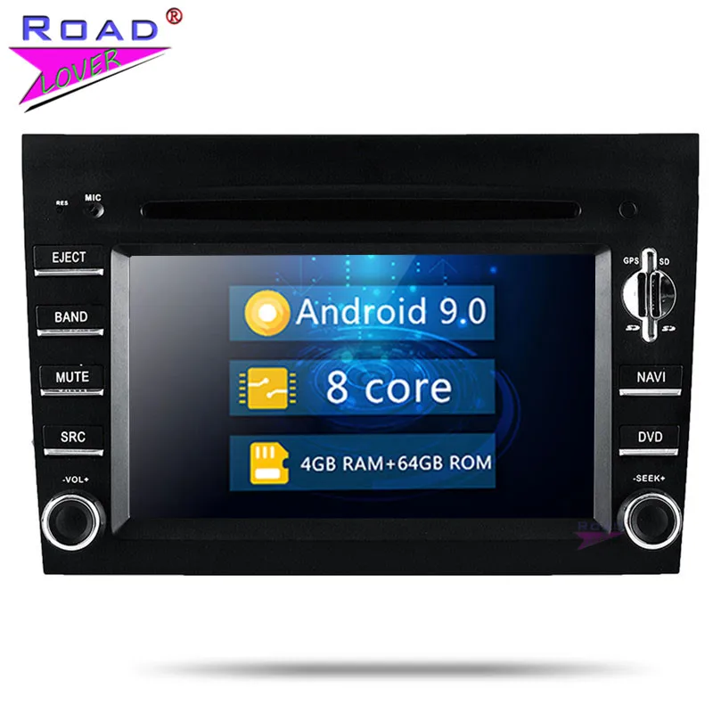 Roadlover Android 9,0 автомобильный dvd-плеер радио для Porsche 911 997 Cayman 2005-2008 Boxter 2005-2012 Стерео gps навигация Magnitol