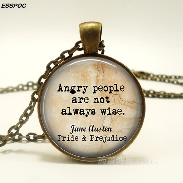 제인 오스틴의 영혼을 담은 빈티지 엘레강스의 펜던트 목걸이