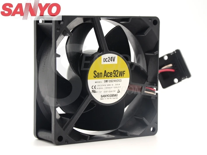 Ventoinha à Prova para Sanyo 9wf0924h203 Água 24 v 0.35a A90l-0001-0577 d’